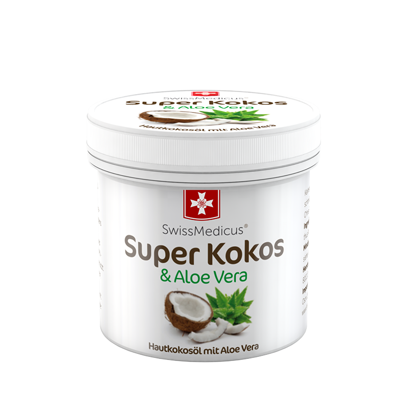 Super Coconut avec Aloe vera crème pour la peau