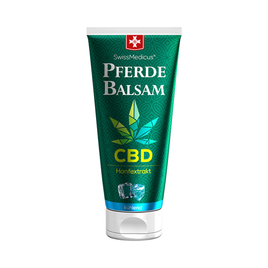 Baume cheval rafraîchissant avec CBD