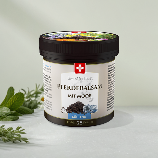 Pferdebalsam avec refroidissement à la tourbe
