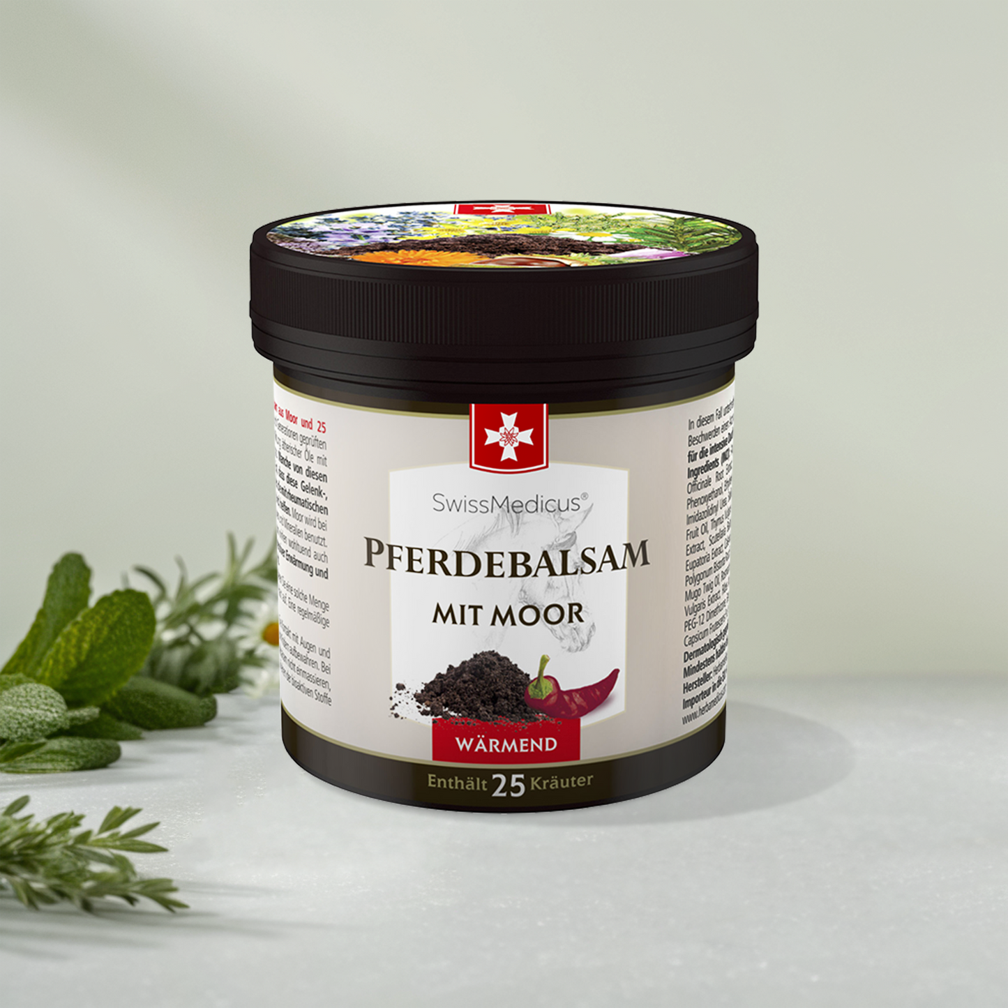 Pferdebalsam avec réchauffement de la tourbe
