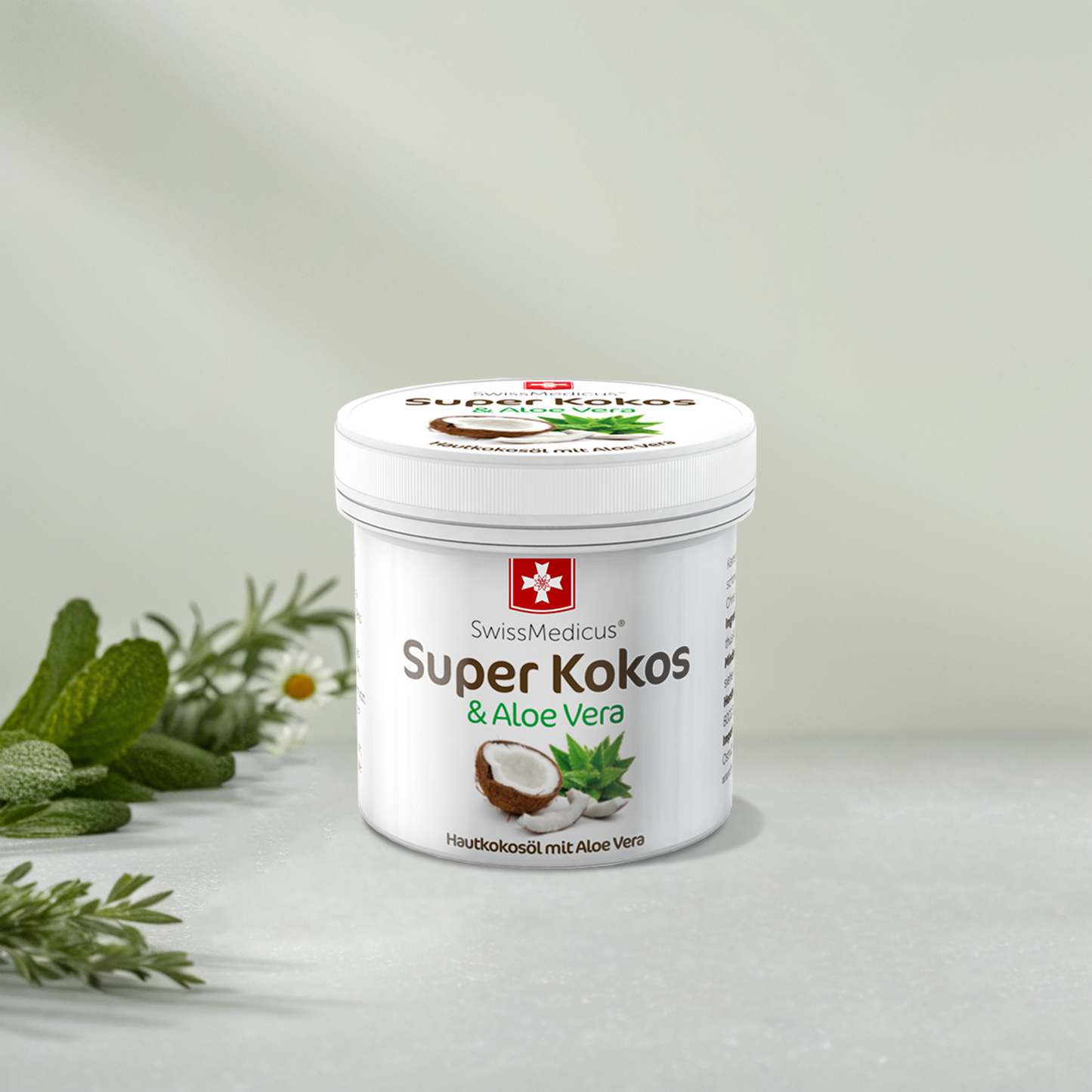 Super Coconut avec Aloe vera crème pour la peau