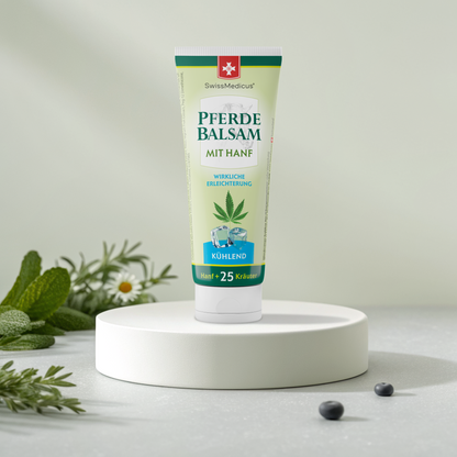 Pferdebalsam au chanvre rafraîchissant