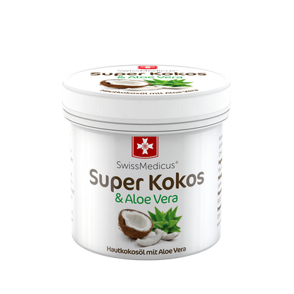 Super Coconut avec Aloe vera crème pour la peau